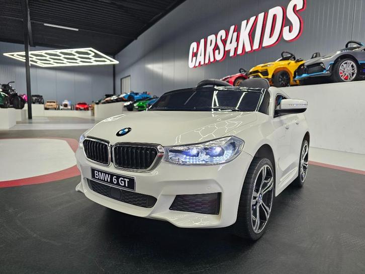 Kinderauto BMW GT - soft start - leren zit - met RC, Kinderen en Baby's, Speelgoed |Speelgoedvoertuigen, Nieuw, Afstandsbediening