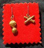 2 mini vergulde militaire kentekens, Verzenden, Overige typen