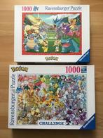 2 Ravensburger Pokémon puzzels 1000 st - nieuw, Ophalen of Verzenden, 500 t/m 1500 stukjes, Nieuw, Legpuzzel