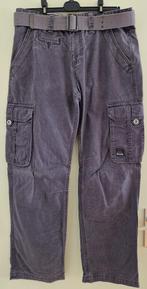 Esprit workers/baggy herenbroek mt 32/32 grijs met riem zgan, Maat 48/50 (M), Ophalen of Verzenden, Zo goed als nieuw, Esprit