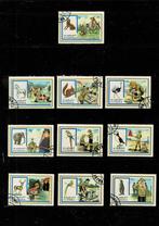 AZIË V.A.E. FUJEIRA SCOUTS/DIEREN 10 POSTZEGELS GESTEMPELD, Ophalen of Verzenden, Gestempeld, Midden-Oosten