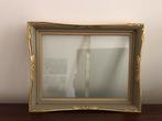 Mooie oude lijst goud details “ barok “ dubbel glas, Ophalen of Verzenden