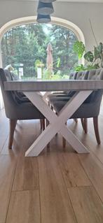 Volledige eetkamer, Huis en Inrichting, Ophalen, Gebruikt, Landelijk, 4 tot 6 stoelen