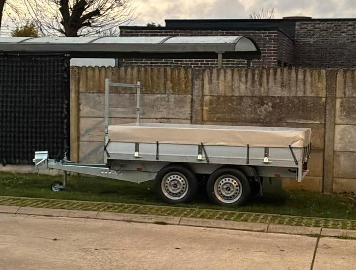Aanhangwagen / Remorque te huur mtm 750kg, Auto diversen, Aanhangers en Bagagewagens, Zo goed als nieuw, Ophalen