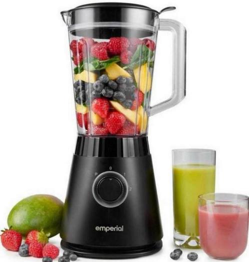 Emperial Blender 1.5 liter 600W nieuw smoothie maker zwart, Elektronische apparatuur, Blenders, Nieuw, Ophalen of Verzenden