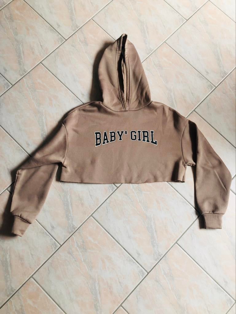 Kort sweatshirt, Kleding | Dames, Truien en Vesten, Shein, Zo goed als nieuw, Maat 36 (S), Bruin