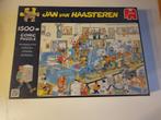 Puzzel Jumbo 1500 Jan Van Haasteren De drukkerij, 500 à 1500 pièces, Puzzle, Utilisé, Enlèvement ou Envoi