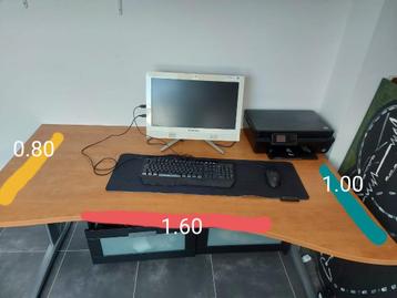 Bureau 160*100, Enlèvement, Utilisé, Meuble