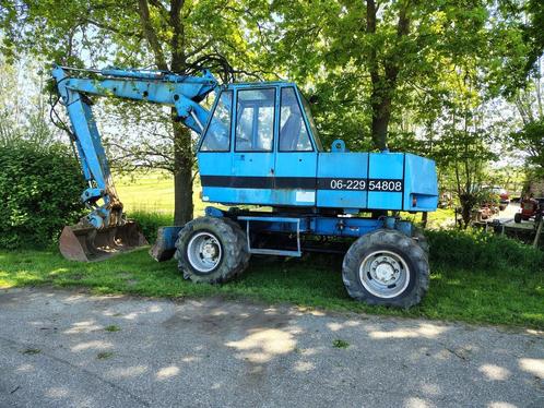 Grote zware graafmachine kraan Deutz motor en NL kenteken, Zakelijke goederen, Machines en Bouw | Kranen en Graafmachines, Graafmachine