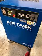 Compressor Schroefcompressor AirTask 11kw/luchttank, 800 liter/min of meer, Gebruikt, 6 tot 10 bar, 100 liter of meer