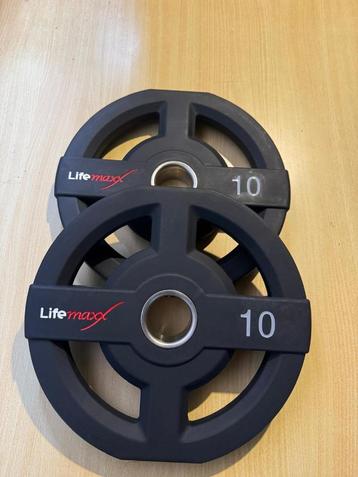 Lifemaxx Halterschijven 50mm 2x 10kg beschikbaar voor biedingen