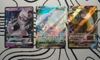 Pokémon GX/V Bundle – Mewtwo GX, Hisuian Goodra V & Boltund, Ophalen of Verzenden, Zo goed als nieuw, Meerdere kaarten, Foil