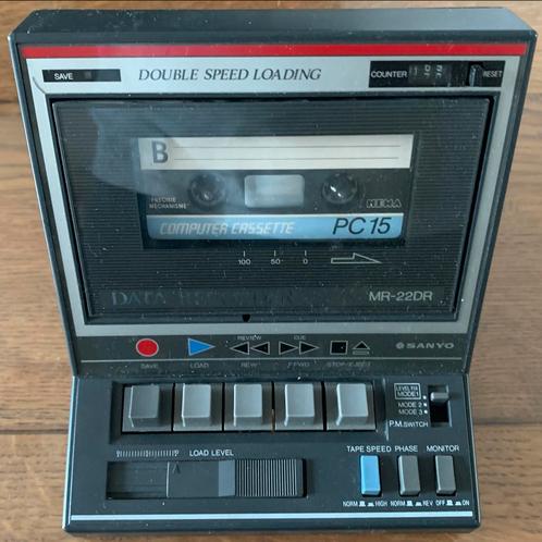 Sanyo MR-22DR MSX datarecorder, Computers en Software, Vintage Computers, Ophalen of Verzenden