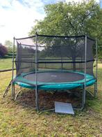 Très grand trampoline d'occasion 3m80, Enlèvement, Utilisé