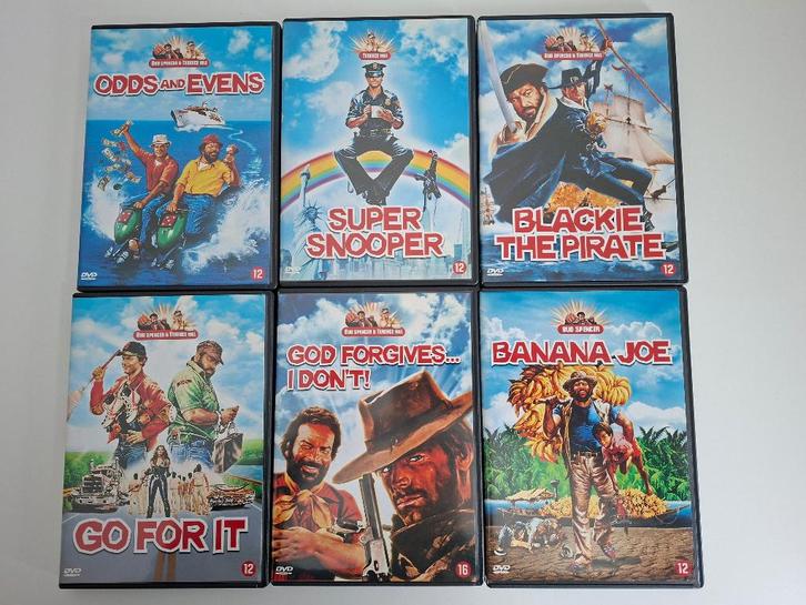 Bud Spencer & Terence Hill, 10 films op dvd, Cd's en Dvd's, Dvd's | Actie, Gebruikt, Actiekomedie, Vanaf 12 jaar, Ophalen of Verzenden