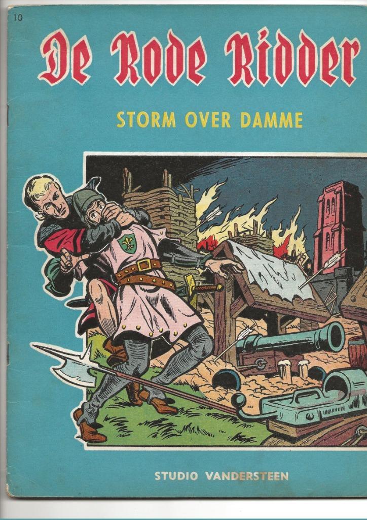 De Rode Ridder - 10 - Storm over Damme - 1e druk, Boeken, Stripverhalen, Zo goed als nieuw, Eén stripboek, Ophalen of Verzenden