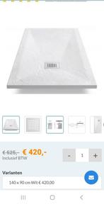 Witte douchebak nieuw in verpakking, composiet, Ophalen, Nieuw, Steen, Douche