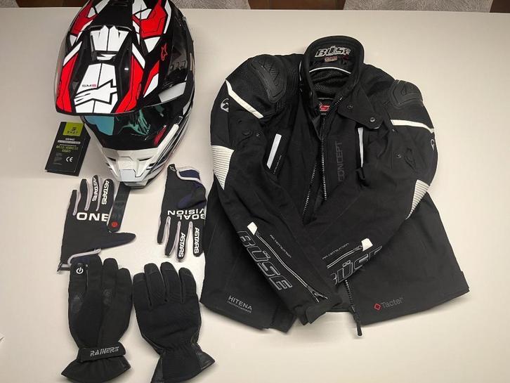 Moto-toebehoren helm- jas- bril - handschoenen, Motoren, Kleding | Motorhelmen, Heren, Offroadhelm, M, Overige merken, Nieuw zonder kaartje