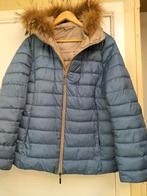 Gewatteerde ijsblauwe jas 44, Ophalen of Verzenden