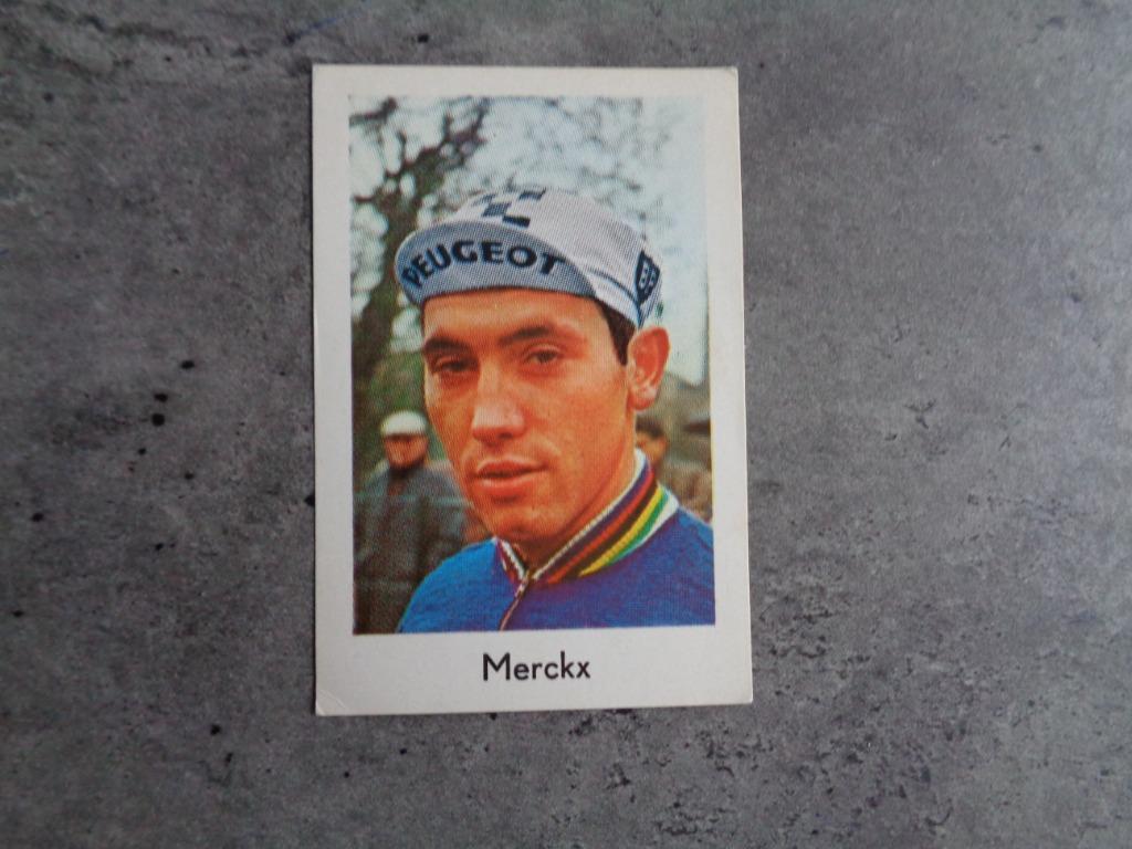 MERCKX EDDY MONTY  GUM   ZELDZAME  PRENT  MIDDEN JAREN, Hobby en Vrije tijd, Stickers en Plaatjes, Ophalen of Verzenden