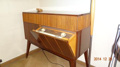 FONOMEUBEL Grundig 1958, Audio, Tv en Foto, Radio's, Gebruikt, Radio, Ophalen