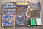 Groot lot antieke schoolstempels (88 stuks), Ophalen of Verzenden