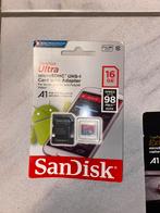 Carte SD 16GB, Audio, Tv en Foto, Foto | Geheugenkaarten, SD, Zo goed als nieuw