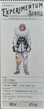 Gin Monkey 47 Experimentum series 2y05 Tokyo, Enlèvement