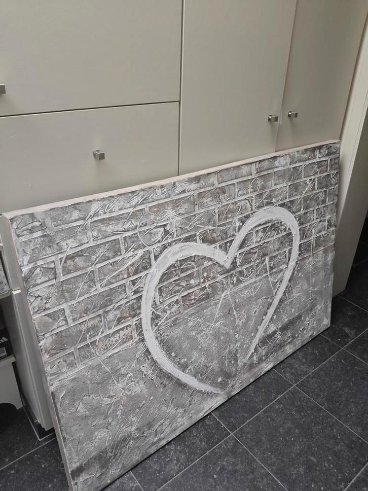 Tableau de décoration murale cœur 150x100cm, Maison & Meubles, Cheminées, Enlèvement