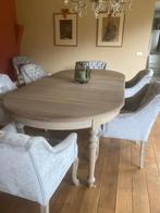Table de dîner Flamant, Comme neuf, 100 à 150 cm, Chêne, Ovale
