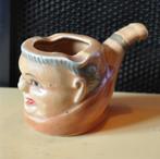 cendrier en porcelaine pipe tête de moine, Ophalen of Verzenden, Gebruikt, Asbak