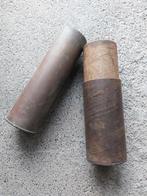 Container + douille 105mm 1944, Verzamelen, Militaria | Tweede Wereldoorlog, Ophalen of Verzenden, Landmacht, Hulzen of Bodemvondsten