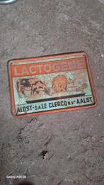 Blikken bordje lactogene aalst, Verzamelen, Ophalen of Verzenden