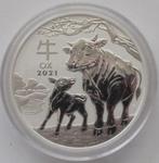 Australia, 1 dollar, 2021 ox, Postzegels en Munten, Munten | Oceanië, Zilver, Verzenden