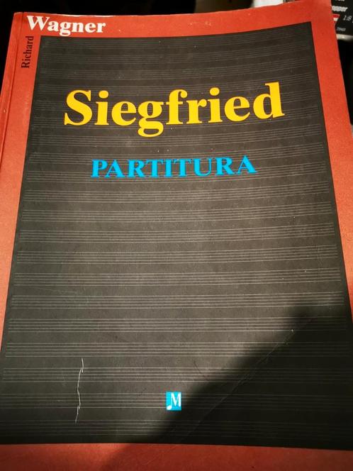 Wagner Richard - Siegfried partituren, Muziek en Instrumenten, Bladmuziek, Gebruikt, Les of Cursus, Klassiek, Ophalen of Verzenden