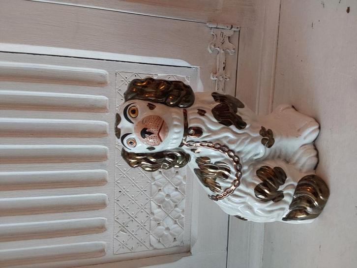porcelaine "Staffortshire hond Spaniel", Antiek en Kunst, Antiek | Porselein, Ophalen of Verzenden