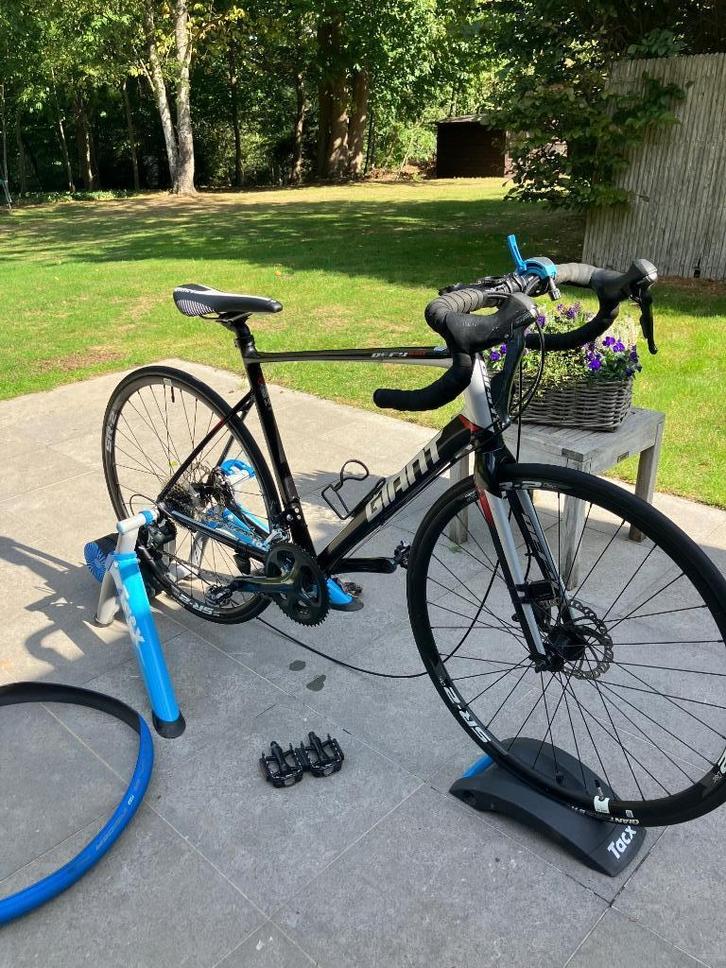 Racefiets Giant Defy Aluxx SL 28 INCH, Fietsen en Brommers, Fietsen | Heren | Herenfietsen, Gebruikt, Giant, 49 tot 53 cm, Versnellingen