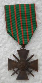Medaille, Franse Croix de Guerre, 1914-16 Versie WOI, Verzamelen, Militaria | Algemeen, Ophalen of Verzenden, Landmacht, Lintje, Medaille of Wings