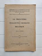 La frontière des dialectes romans en Belgique, Livres, Histoire nationale, Enlèvement ou Envoi, Utilisé, Elisée Legros