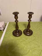 2 oude koperen kandelaars voor 100 euro, Ophalen