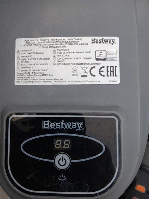 Bestway zwembadverwarming 2.8 kw, Tuin en Terras, Zwembad-toebehoren, Gebruikt, Verwarming, Ophalen