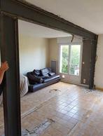 Draagmuur afbreken en poutrel plaatsen werken