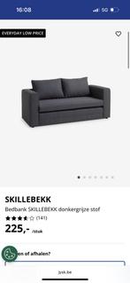 Donkergrijze slaapbank, Ophalen, Zo goed als nieuw