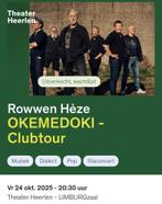 2 tickets rowwen heze concert 24 oktober te koop, Twee personen, Oktober