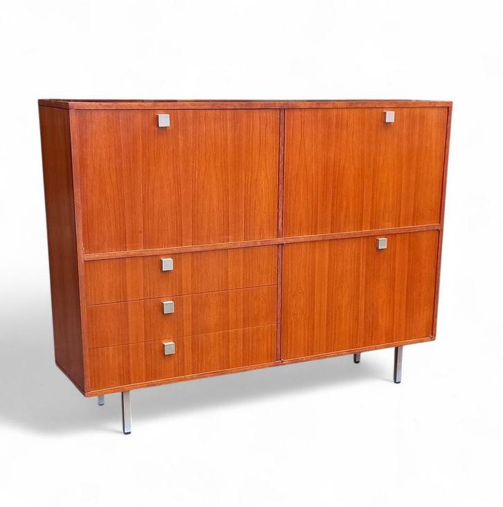 Sideboard Vintage secrétaire Bar Highboard Alfred Hendrickx, Huis en Inrichting, Woonaccessoires | Overige, Zo goed als nieuw
