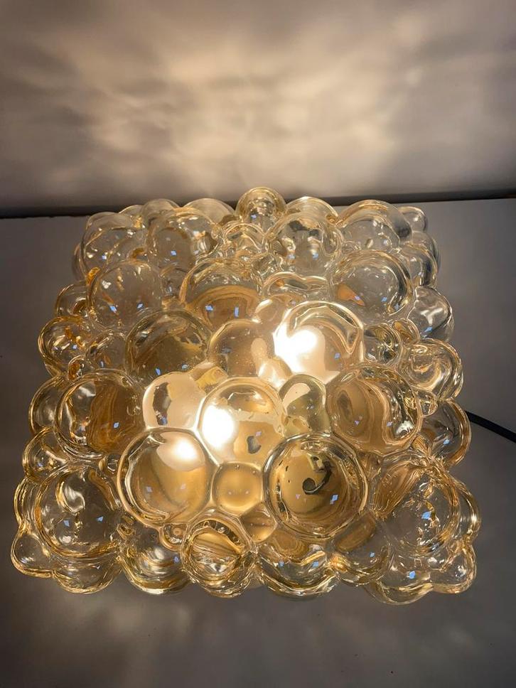 vintage Helena Tynell plafondlamp van Glashütte Limburg, Huis en Inrichting, Lampen | Plafondlampen, Zo goed als nieuw, Glas, Ophalen of Verzenden