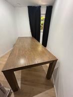 Uiterekbare eiken eettafel, Huis en Inrichting, Tafels | Eettafels, Ophalen, Gebruikt, 100 tot 150 cm, Eikenhout