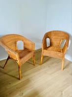 2 rotan stoelen – stevig en in topstaat, Ophalen, Zo goed als nieuw, Twee