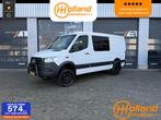 Mercedes Sprinter bestel 316 2.2 CDI L2H1|DC|4X4|, Auto's, Bestelwagens en Lichte vracht, Gebruikt, 4 cilinders, Wit, Navigatiesysteem
