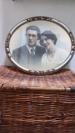 Cadre ancien  art déco photo de couple, Ophalen of Verzenden